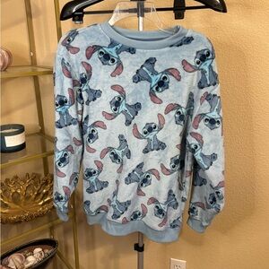 Disney Lilo & Stitch Plush Fleece Sweatshirt Pullover XS